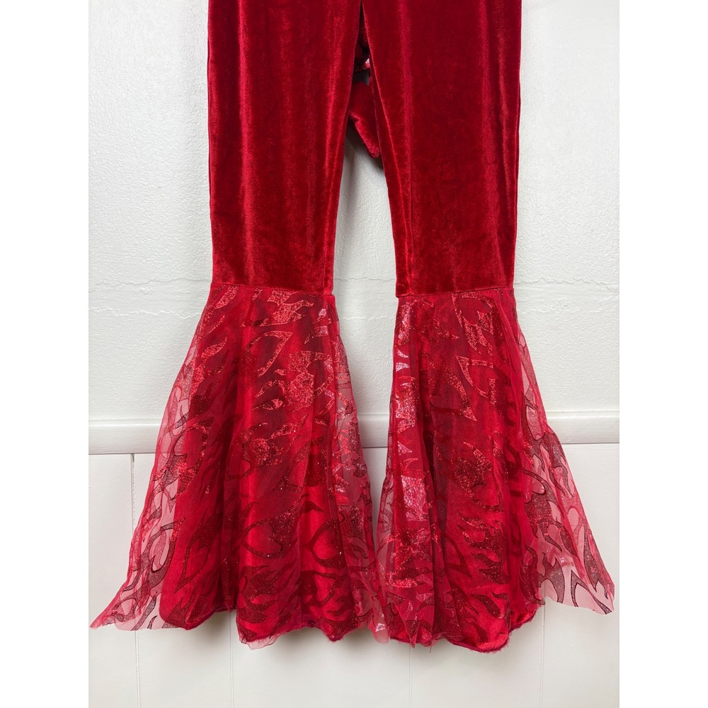 Spirit Halloween Devil Diva Kids Devil Costume Size Small 4-6 Sassy Devil Flames - Picture 7 of 17